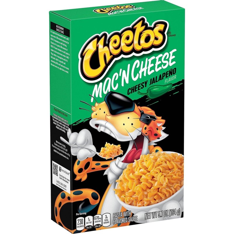 Cheetos Mac & Cheese Cheesy Jalapeno 5.7oz 5.7 Ounce (Pack of 12), Orange