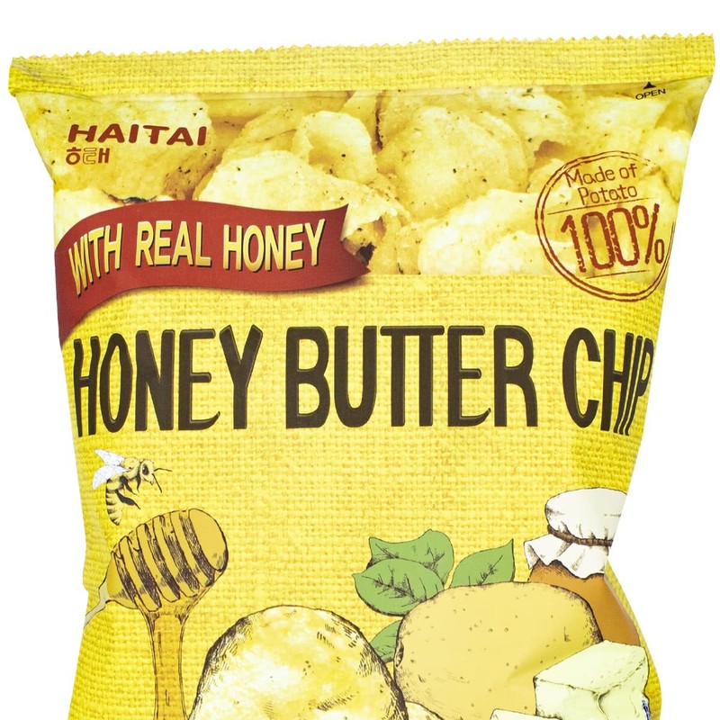 Haitai Honey Butter Chips Pack of 3 Sweet Potato Snacks 211oz Korean Treats