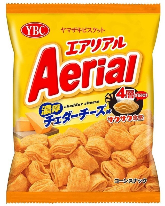 Yamazaki Biscuit Aerial Rich Cheddar Cheese Flavor 65g Japanese Snack Chips