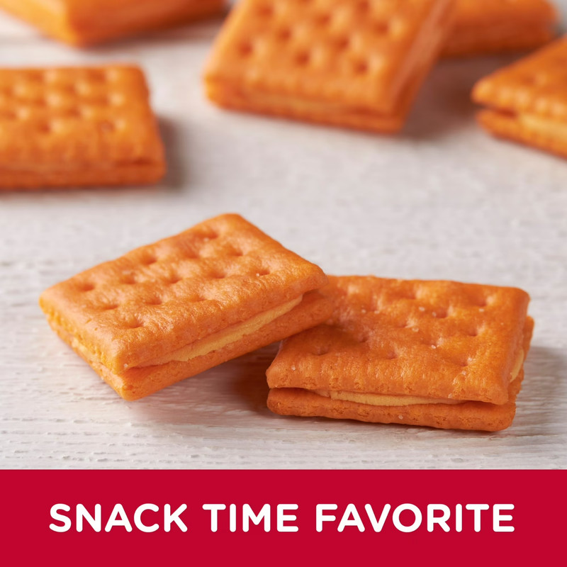 Austin Cheddar Cheese on Cheese Sandwich Crackers, Single Serve Snack 20 Count gallery