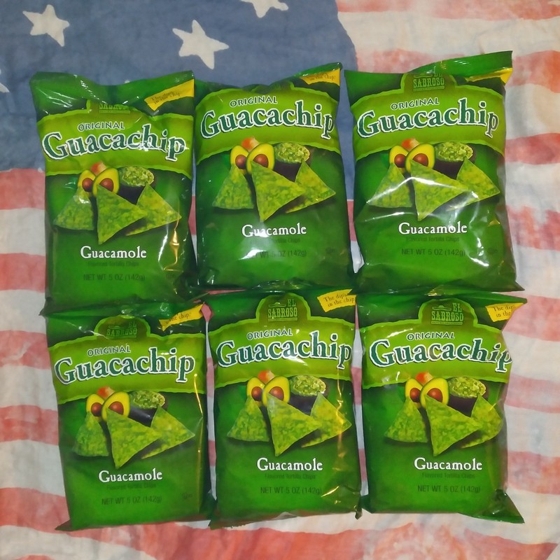 El Sabroso Original Guacachip, (6 pack) 5 Ounce Bags