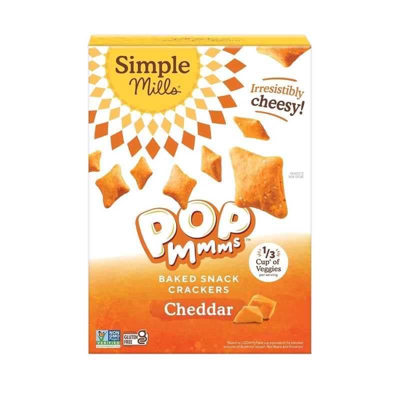 Pop Mmms Cheddar Gluten Free Simple Mills 4 Ounce