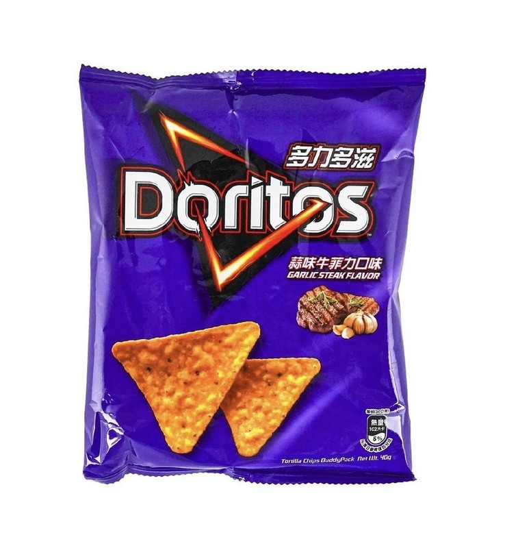2 PACK! NEW! Doritos Garlic Steak Flavor, FROM CHINA, 1.41 oz, FREE SHIPPING! gallery