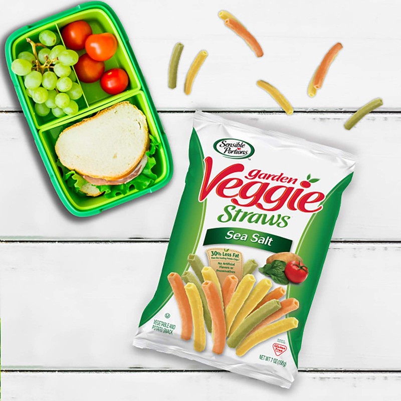 Sensible Portions Garden Veggie Straws Crunchy Snack 7Oz Gluten Free Kosher gallery