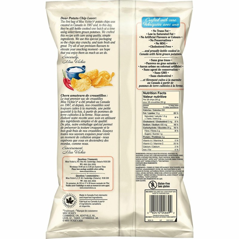 6 Bags Miss Vickie's Sweet Chili & Sour Cream Potato Chips 200g Each-Free Ship. gallery