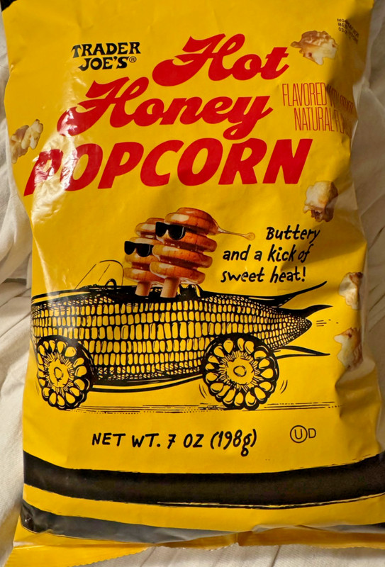 3 Pack Trader Joe's Hot Honey Popcorn Buttery Sweet With a Kick 3Bags 7oz each gallery