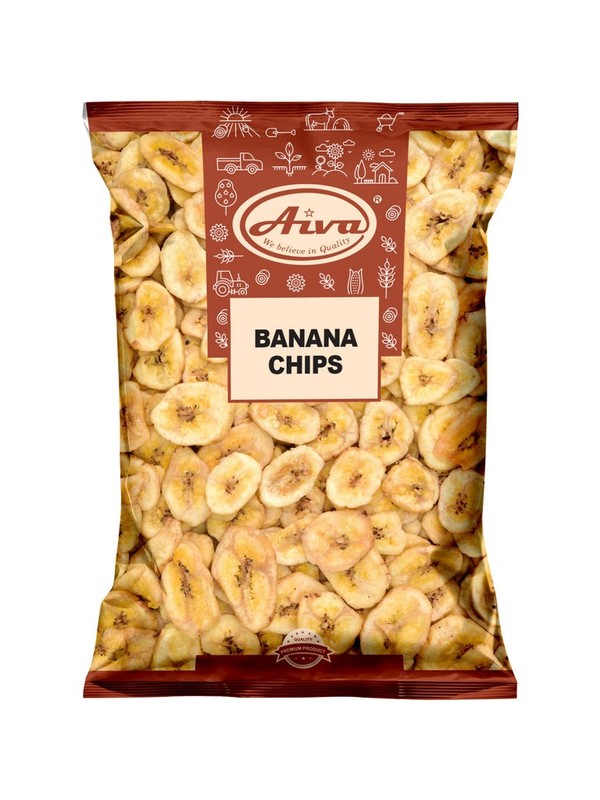 Aiva Banana Chips 14 LB | Crunchy Dried Banana Snack gallery