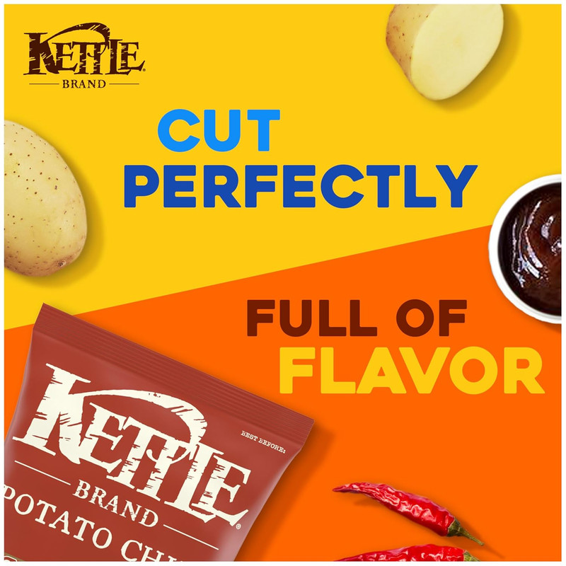 Backyard Barbeque Kettle Potato Chips, Gluten-Free, Non-Gmo, 7.5 Oz Bag gallery