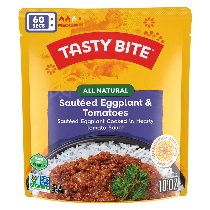 Tasty Bite Punjab Eggplant, 10 Ounce, Pack of 6, Ready to Eat, Microwavable E... gallery