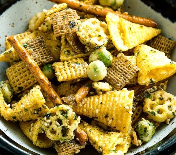 2LB MATCHA FURIKAKE FLAVOR CUSTOM MADE SNACK MIX, PARTY CHIPS MIX,BULK VALUE NOW