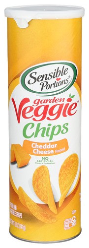 Sensible Portions Chip Garden Veggie Cheddar Can 5 Oz (Pack of 12)