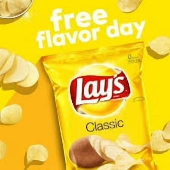 Lay's Classic Potato Chips 1 oz 50 Pack Fresh Snack Bags Bulk gallery