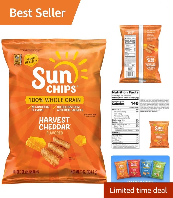 Multigrain Snacks Harvest Cheddar, 7 Oz