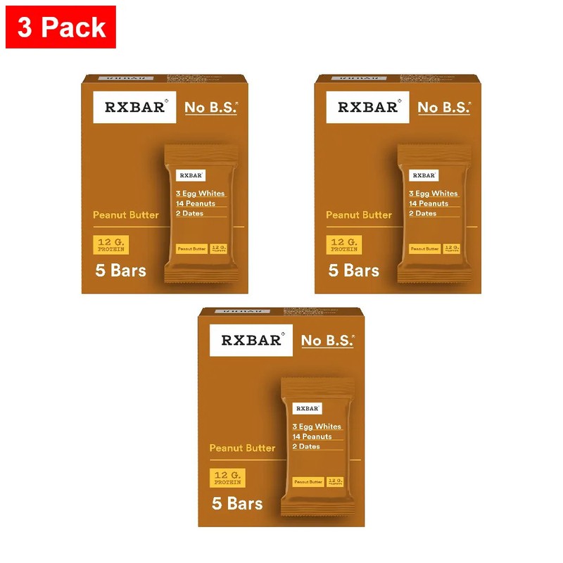 Rxbar Protein Bars, Snack Bars, Variety Pack (12 Count) – 3 Pack