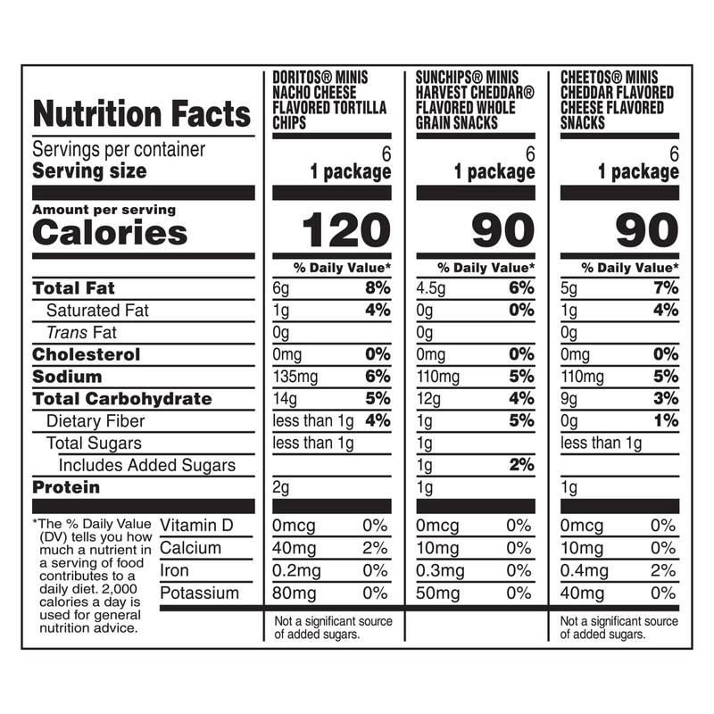 Frito-Lay Minis Doritos Cheetos and SunChips Variety Pack, 18 Pack FREE SHIPPING gallery