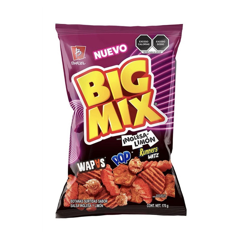 Mexican Big Mix Salsa Inglesa Lime Imported From Mexico Rare Spicy Snack Mix