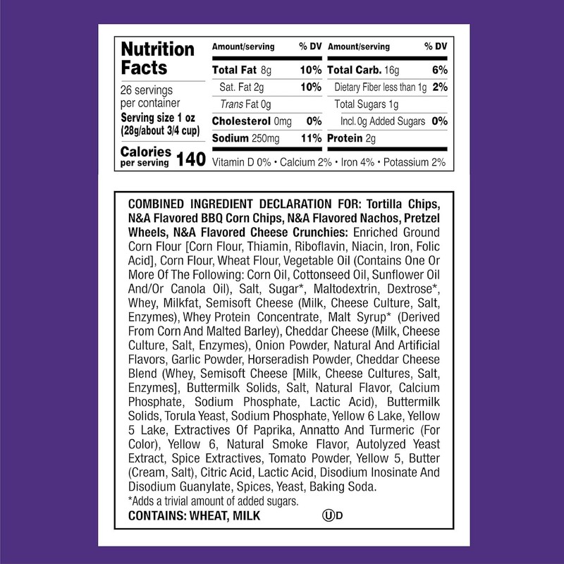 Utz Party Mix - 26 Ounce Barrel - Tasty Snack Mix Includes Corn/Nacho Tortillas, gallery