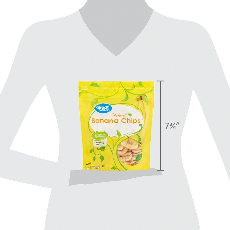 (4 pack) Sweetened Banana Chips, 12 oz gallery