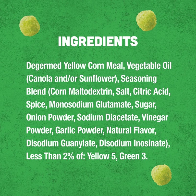 Vlasic Pickle Balls, Dill Flavored Corn Puffs, 1 Count, green gallery