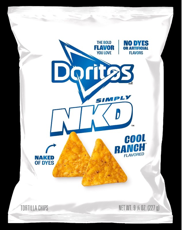 Doritos Simply NKD Naked No Dyes Artificial Cool Ranch Tortilla Chips 2Pk 9.25oz gallery