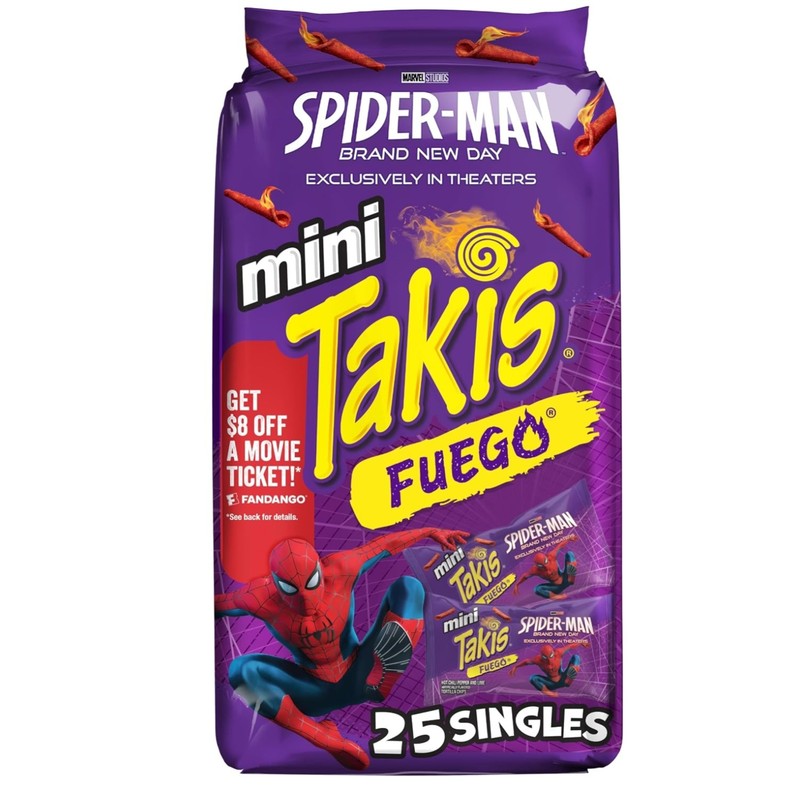 Fuego Mini Bite Size Chips, 25 ct, Extreme Spicy
