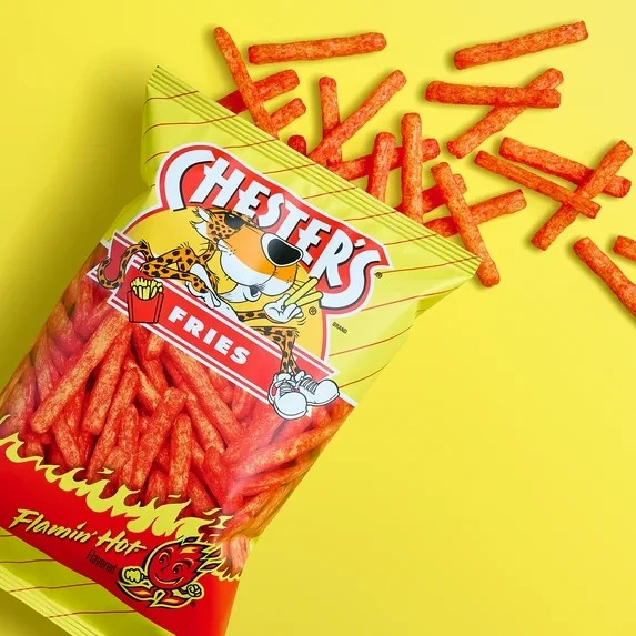 Chester's Fries Corn Snacks Flamin' Hot Flavored, 3.125 oz Bag gallery