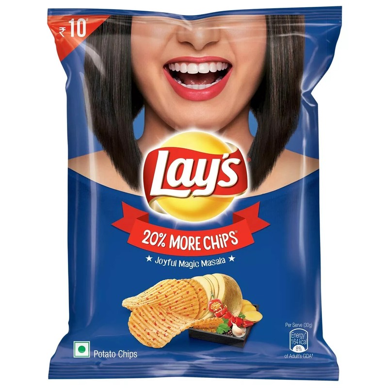 Lay’s Potato Chips, India’s Magic Masala, 30g Each (Pack of 10) free ship