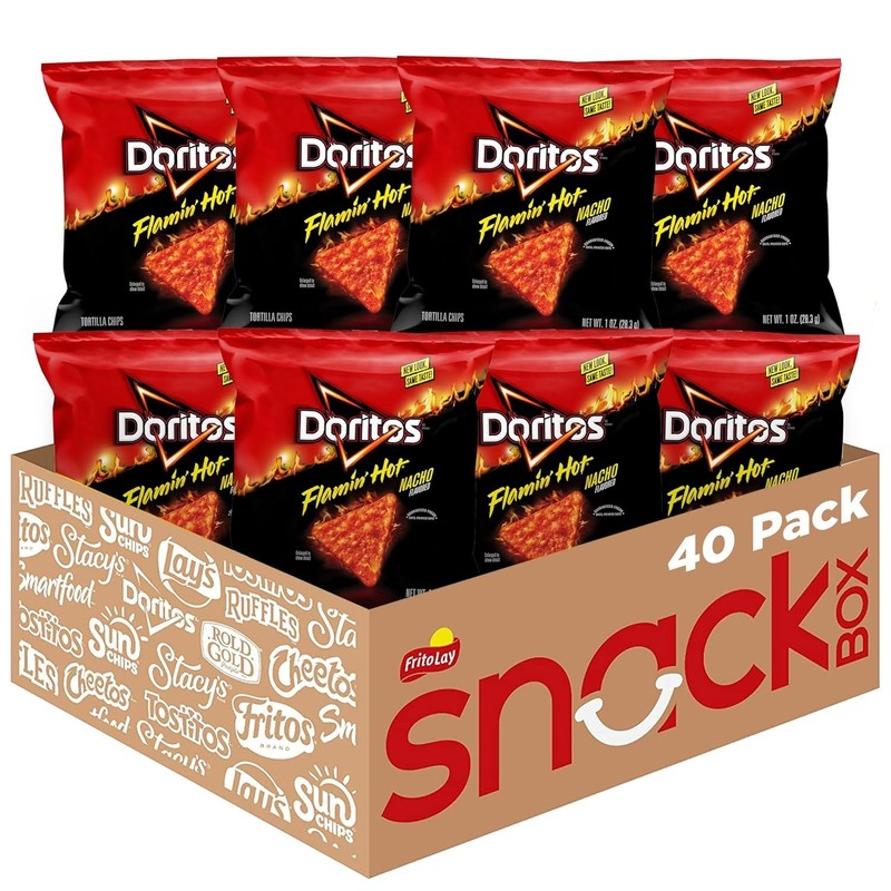Spicy Flavored Tortilla Chips, 1oz Bag x40=#-~ gallery