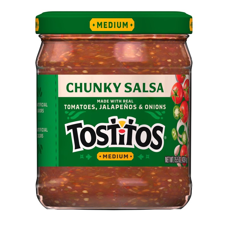 Medium Chunky Salsa, No Artificial Colors, No Artificial Flavors, 15.5 Oz Jar