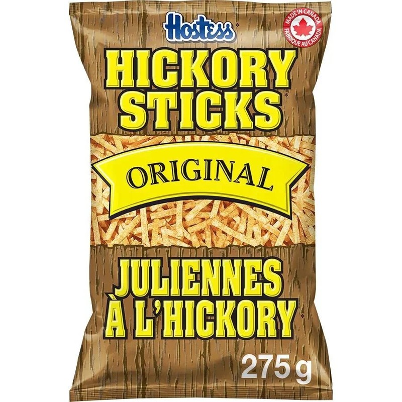 4 x Hostess Hickory Sticks Original Flavor Potato Sticks 275g Canadian FRESH