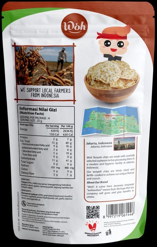 Woh Tempeh Chips Original 100G (Halal Certified) gallery