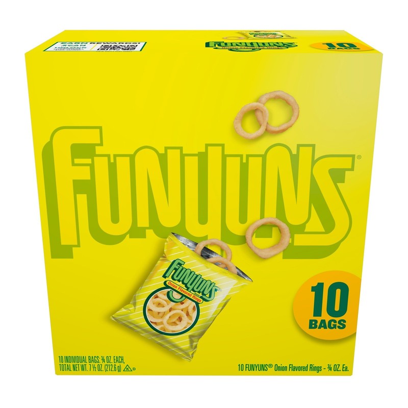 Onion Ring Flavored Snack Chips 10 Count Multipack Individually Wrapped New