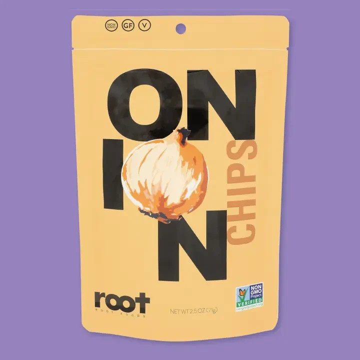 Onion Chips Sea Salt 2 Oz(Case Of 6) by Root Foods bb date: april 7 2026