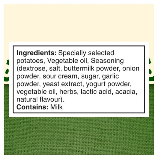 Miss Vickie's Sour Cream, Herb & Onion Kettle Cooked Potato Chips, 200g gallery