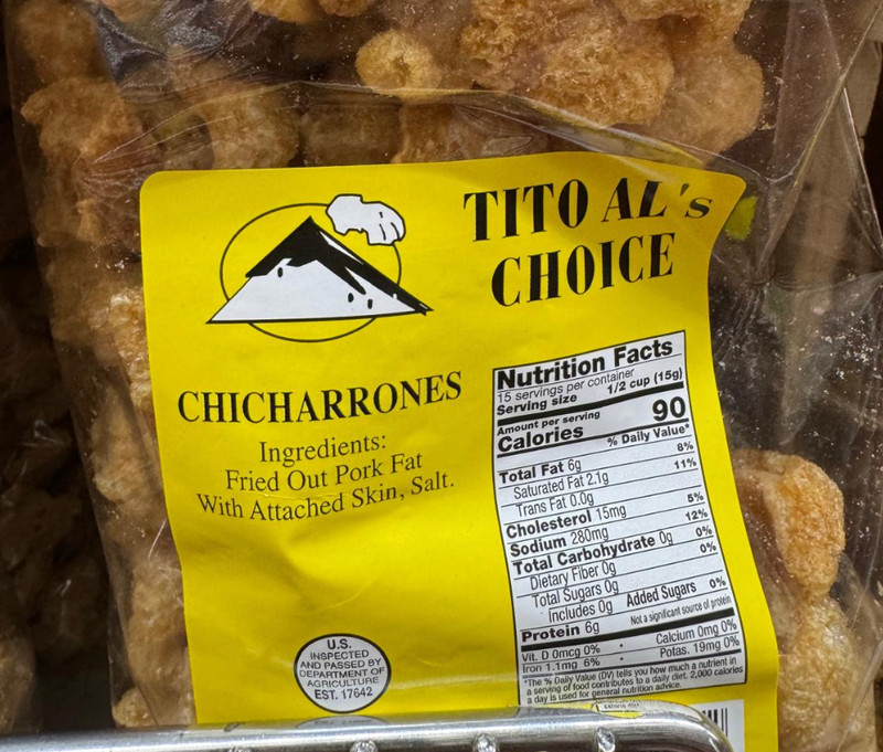 2 Bags Tito Al’s Choice Chicharrones (8 oz each)