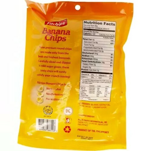 2 PACK FILCHIPS BANANA CHIPS PREMIUM ROUND  NATURAL BANANA FLAVOR gallery