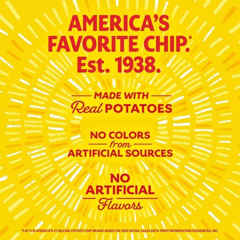 Lay's Wavy French Onion Soup Potato Chips Real Snacks Win FIFA 7.75oz 1Pk gallery