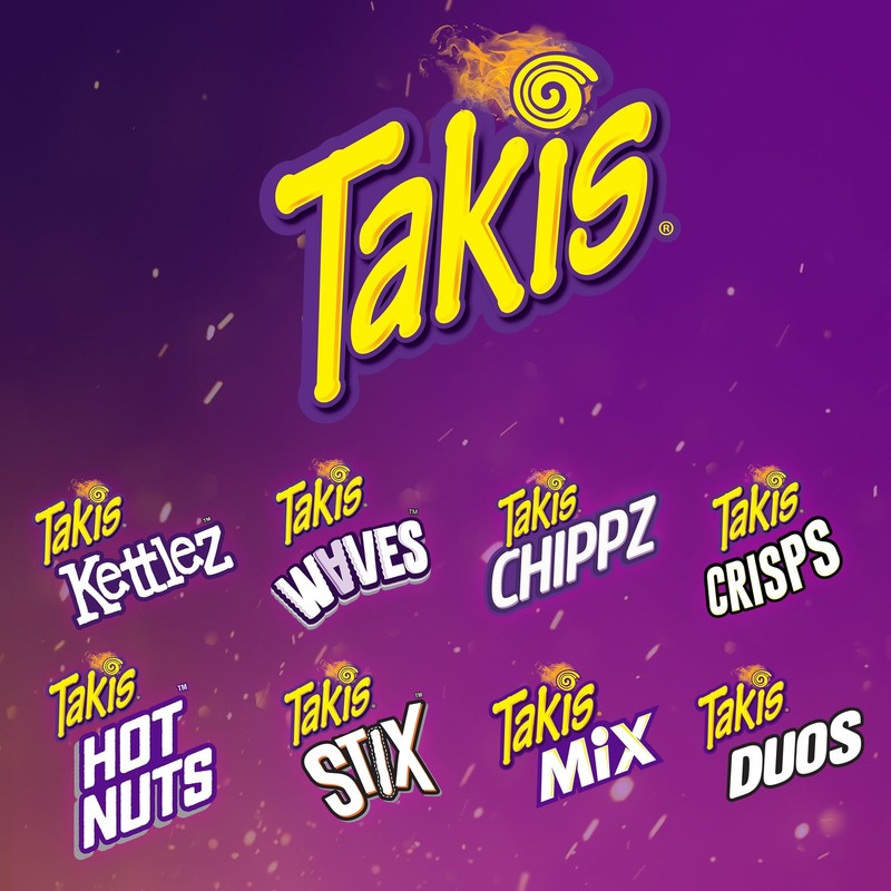 Takis Blue Heat 40 pc / 1 oz Multipack 40 Count (Pack of 1), Rolled gallery