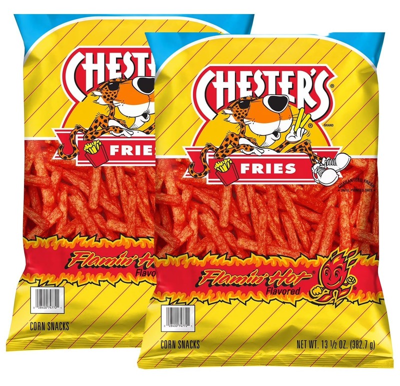 Chester's Fries Flamin' Hot Corn & Potato Snacks Chips 13.5 oz. 1 Bag Chester gallery