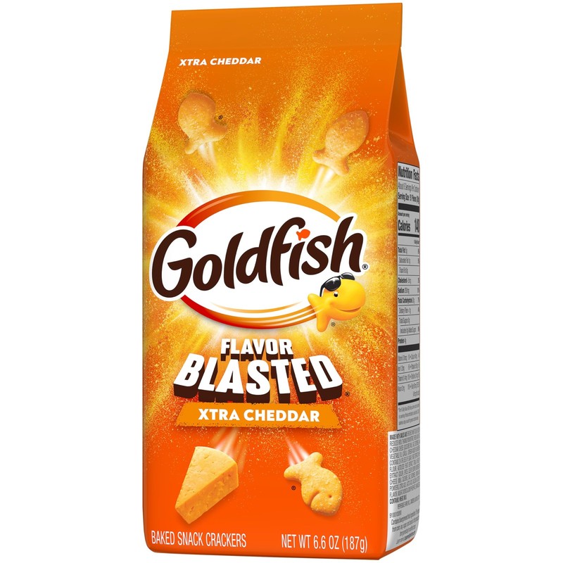 Cheddar Cheese Crackers Goldfish Flavor 6.6 Oz Bag Pack Of 6 gallery