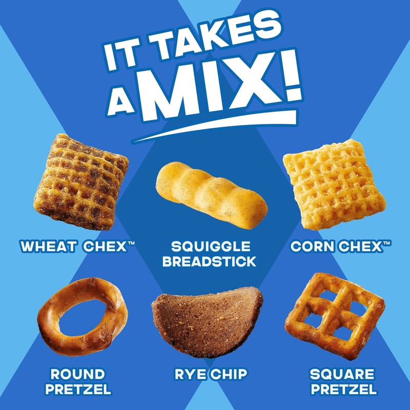(4 pack) Chex Mix Traditional Original Recipe Snack Mix, 20 oz Tub gallery
