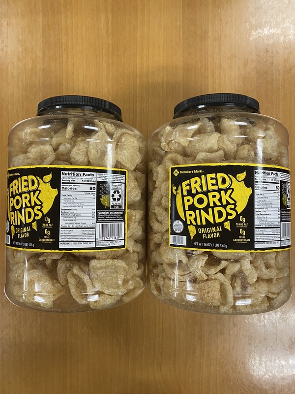 Member’s Mark Original Fried Pork Rinds (16 oz.)~** 2 Packs **