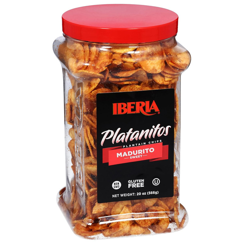 Iberia Maduritos Naturally Sweet Plantain Chips, 20 Ounce (Pack of 1) gallery