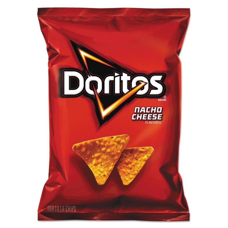 Big Bag of 64 Nacho Cheese Tortilla Chips – Flavorful and Crunchy Treats