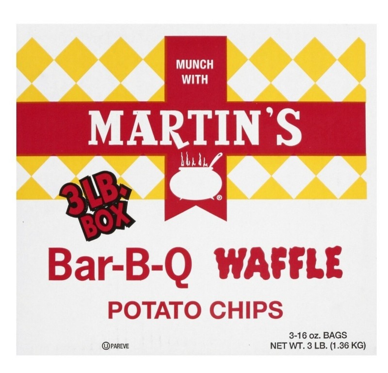 Martin's BBQ Waffle Potato Chips 3 lb Value Size Box Barbecue Barbeque Bar-B-Q gallery