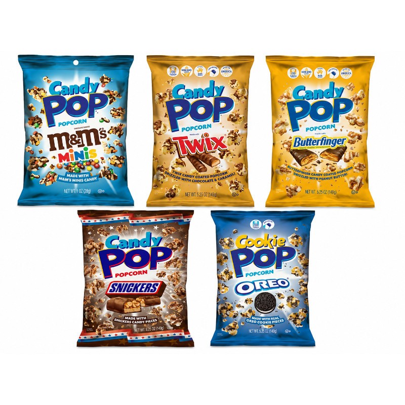 12x Cookie Pop Oreo Popcorn Candy Pop Chocolate Snack Treats Sweet New Lot 5.25o gallery