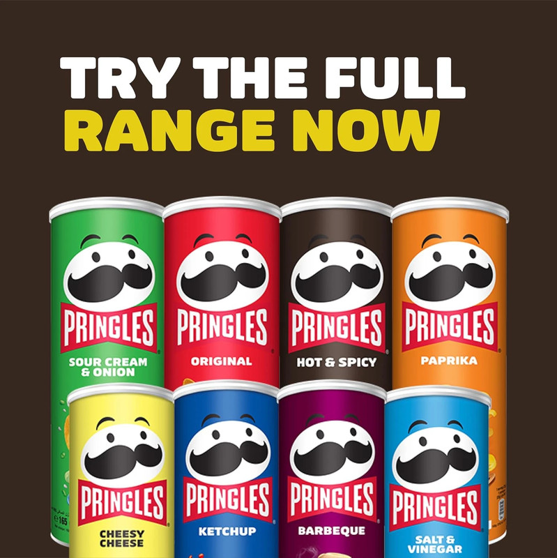 Pringles Mediterranean Herbs Potato Crisps 165g Savory Snack (Pack Of 5) gallery