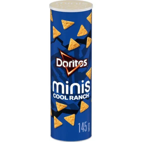 2-Pack Doritos Minis Tortilla Chips Cool Ranch 145g Canada Snacks Crispy Tubes gallery