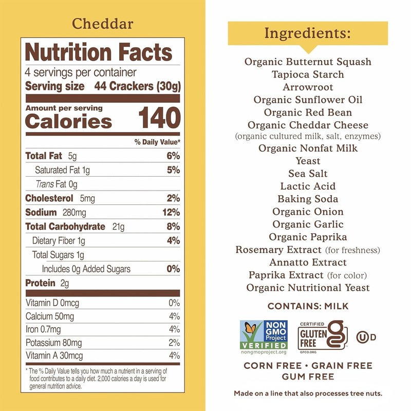Gluten Free Cheddar Crackers Simple Mills Pop Mmms 4oz gallery