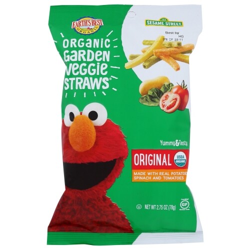 Straw Veggie Sesme Street 2.75 Oz(Case Of 6) By Earth’s Best